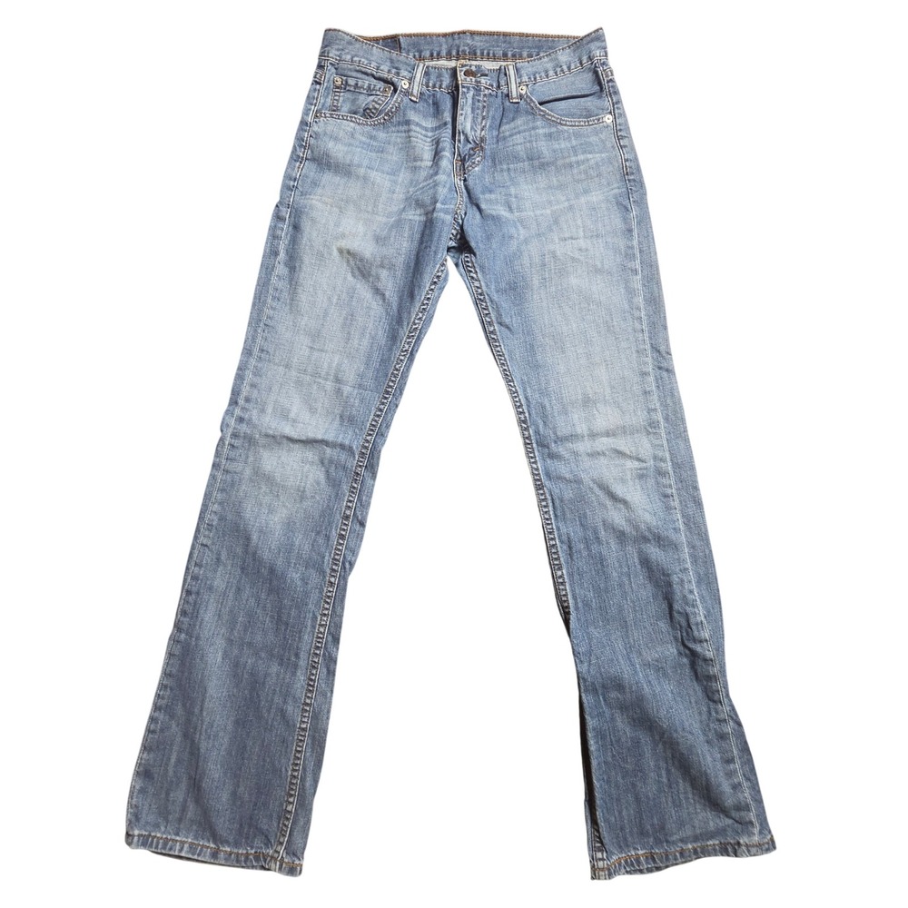 Levi's 527 Slim Bootcut Jeans 30x32 Low Rise Light Wash Denim 527-0475 Western